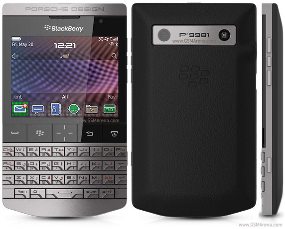 BOXED SEALED Blackberry P'9981 Porsche Design 8GB (Black) - UNLOCKED