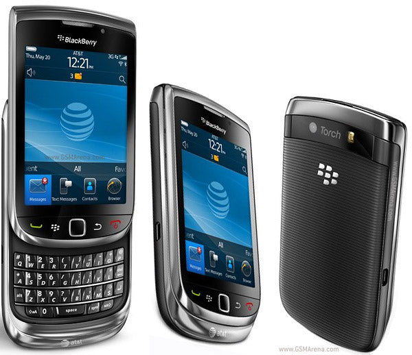 BOXED SEALED BlackBerry Torch 9800 4GB (Black) - UNLOCKED